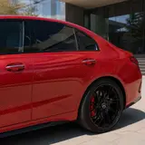 Laser Carbon Fiber Red Vinyl Wrap 9