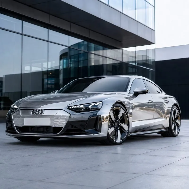 Electroplated silver Vinyl Wrap — appearance reference